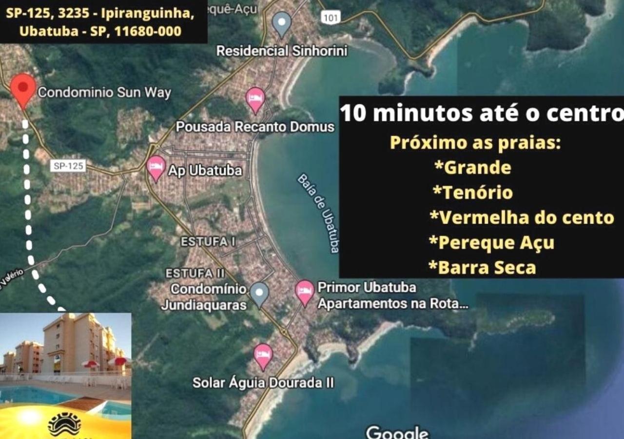 Ubatuba! Sun Way! Piscinas Churrasqueira, Espaco Sophia! 외부 사진